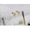 charming gold/silver plated clear zircon star ear stud E-1576