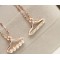 New Clothes Rack Rhinestone Pearl Uneven necklace 2 Colors N-2791