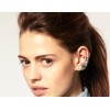 Gothic Punk Rock Earring Star Angel Wing Ear Cuff Warp Clip Ear Stud E-0616