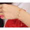 gold tone copper cute star heart bracelet anklet B-0130