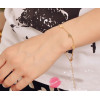 gold tone copper cute star heart bracelet anklet B-0130