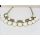 N-0570 European classical style faux gem tassels necklace