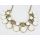 N-0570 European classical style faux gem tassels necklace