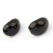 E-1673 pair gold plated glazed pee ear stud