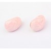 E-1673 pair gold plated glazed pee ear stud