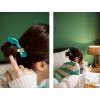 F-0075 new style crystal drip lock heart chiffon bowknot hairband