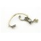 E-1171 Vintage lucky rhinestone Cross Earrings ear cuff