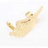 E-0617 Gothic Punk Rock Earring Star Angel Wing Clip Ear Cuff Non Piercing