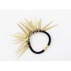 F-0062 punk style silver gold tone Triangular pyramidal hairband rope