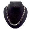 N-1309 gold plated punk rock gold gun black metal rivet necklace