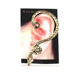 E-1175 Vintage Wind  Antique Gothic snake Cuff Stud Earring Ear