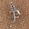 E-1206 Punk Gothic cute Dragons Ear Cuff Stud Earring