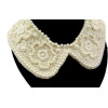 N-2033 All-match Full Pearl flower lace Collar Necklace