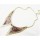 N-4599 retro rose flower snake skin bowknot collar  choker Necklace
