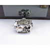 R-0063 wholesale 2 pieces bronze silver skull ring