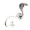 E-1200 Punk Gothic silver/bronze tone snake  ear cuff clip