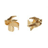 E-0621 2 pieces silver gold plated swallow ear cuff