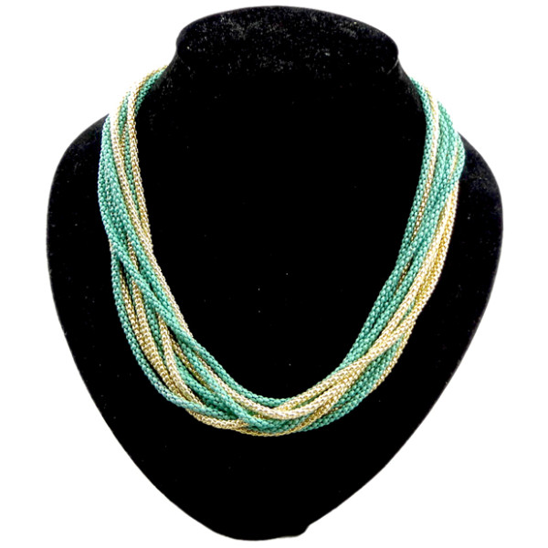 N-1051 European style multilayer  snake chain Necklace