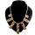 New Fashion Geometry leather Choke Necklace N-4513