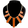 New Fashion Geometry leather Choke Necklace N-4513