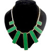 New Fashion Geometry leather Choke Necklace N-4513