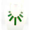New Fashion Geometry leather Choke Necklace N-4513