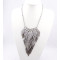 fashion Style  Geometric diamond-shaped hollow out  necklace N-0067