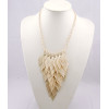 fashion Style  Geometric diamond-shaped hollow out  necklace N-0067