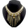 New Style Multilayer gold plated crystal ball  tassel necklace N-1012