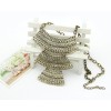 Vintage Style Punk Crescent  hollow out Bib Necklace N-2018