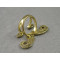 Vintage Style  bronze/vintage silver enamel eye Cosplay Mustache ring R-0187