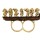 New Style gold tone metal enamel the Seven Dwarfs ring necklace set S-0013