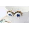 European style bronze metal lifelike eyes ear stud lifelike eyes ear stud