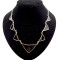 European style Fashion enamel Geometry triangular Necklace N-4562