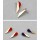 2 pairs punk style Geometry polygon enamel rivet ear stud E-2018