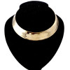 New Style Silver/gold Plated Mirrored  wide cuff Choker Necklace N-2030