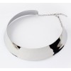 New Style Silver/gold Plated Mirrored  wide cuff Choker Necklace N-2030