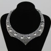 European style punk rivet short metal Choker Necklace N-2014