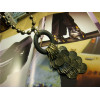 European style metal beads long chain round leaf tassels necklace Necklace N-0125