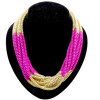 European style Multilayer enamel Snake Chain Necklace N-1053