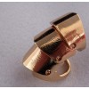 punk silver gold Black plated Movable joint  ring R-0051