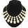 European Style gold plated peacock gem Tassels Necklace N-0539