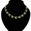 European Style gold plated enamel arrow tail shape  choker necklace N-4555