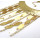 Bohemia Style Clear Rhinestone Crescent Sequin  Tassel Necklace N-2078