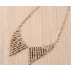 New charming rhinestone triangle collar choker necklace N-1025