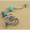 retro Stone crocodile Tassels Ear Cuff Ear Stud Clip E-1188