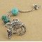 retro Stone crocodile Tassels Ear Cuff Ear Stud Clip E-1188