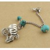 retro Stone crocodile Tassels Ear Cuff Ear Stud Clip E-1188