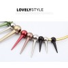 New charming colorful rivet tassels collar choker necklace N-2025