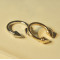 wholesale 3 pieces Punk  gold silver black tone rivet opened ring R-0124